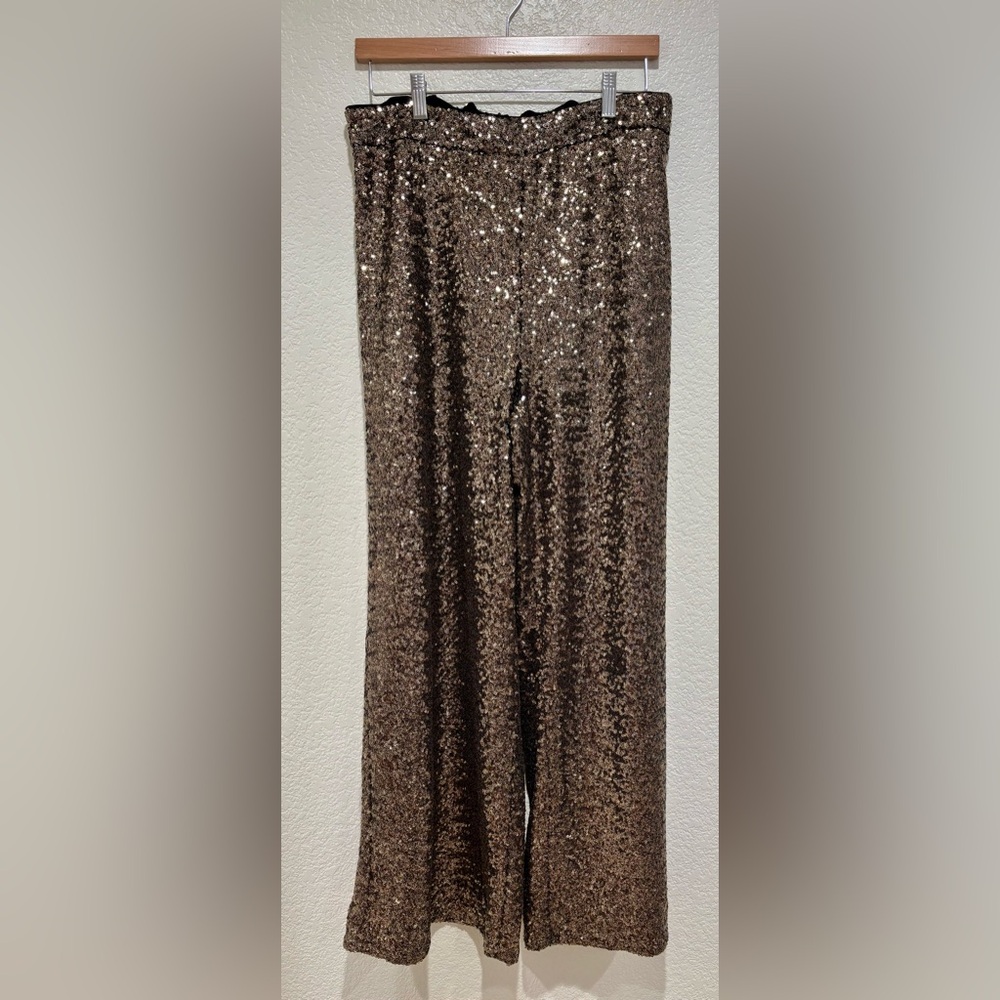 Banana Republic Sparkling Brown Maxi Skirt